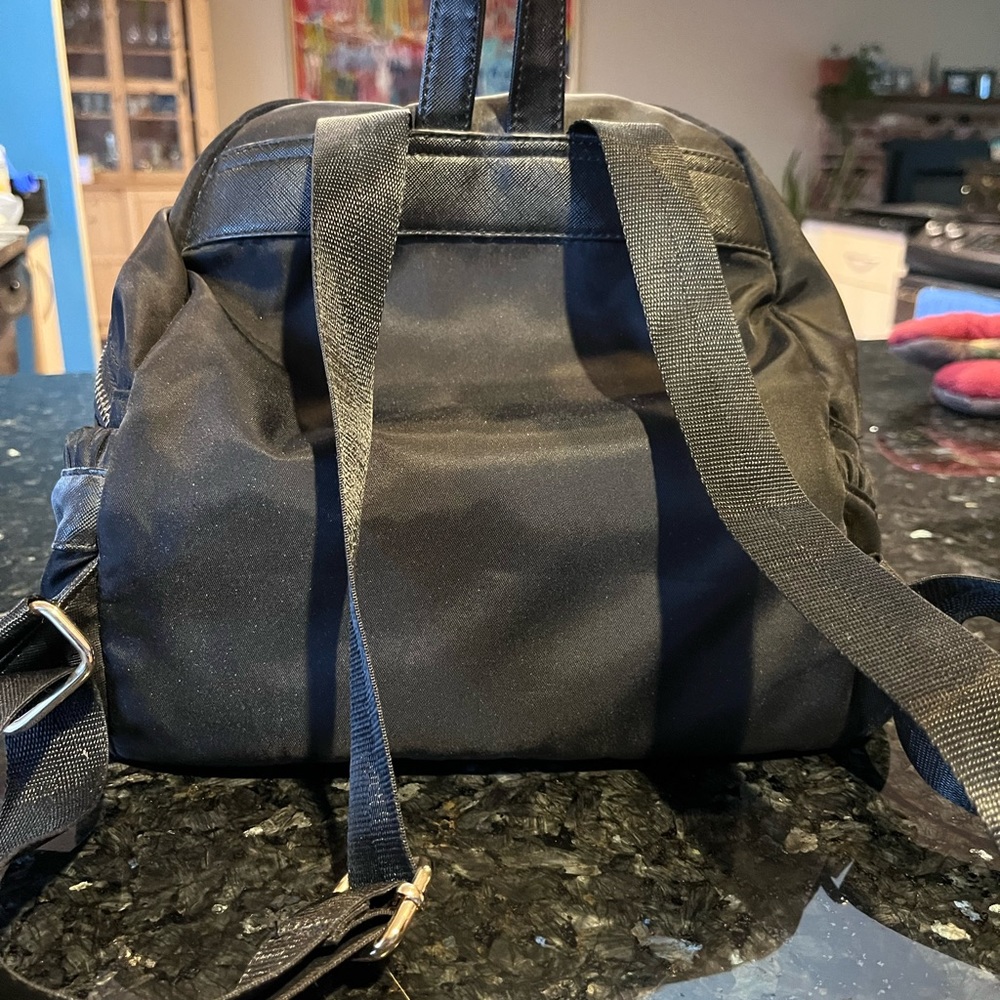 Black mini backpack - Picture 4 of 4